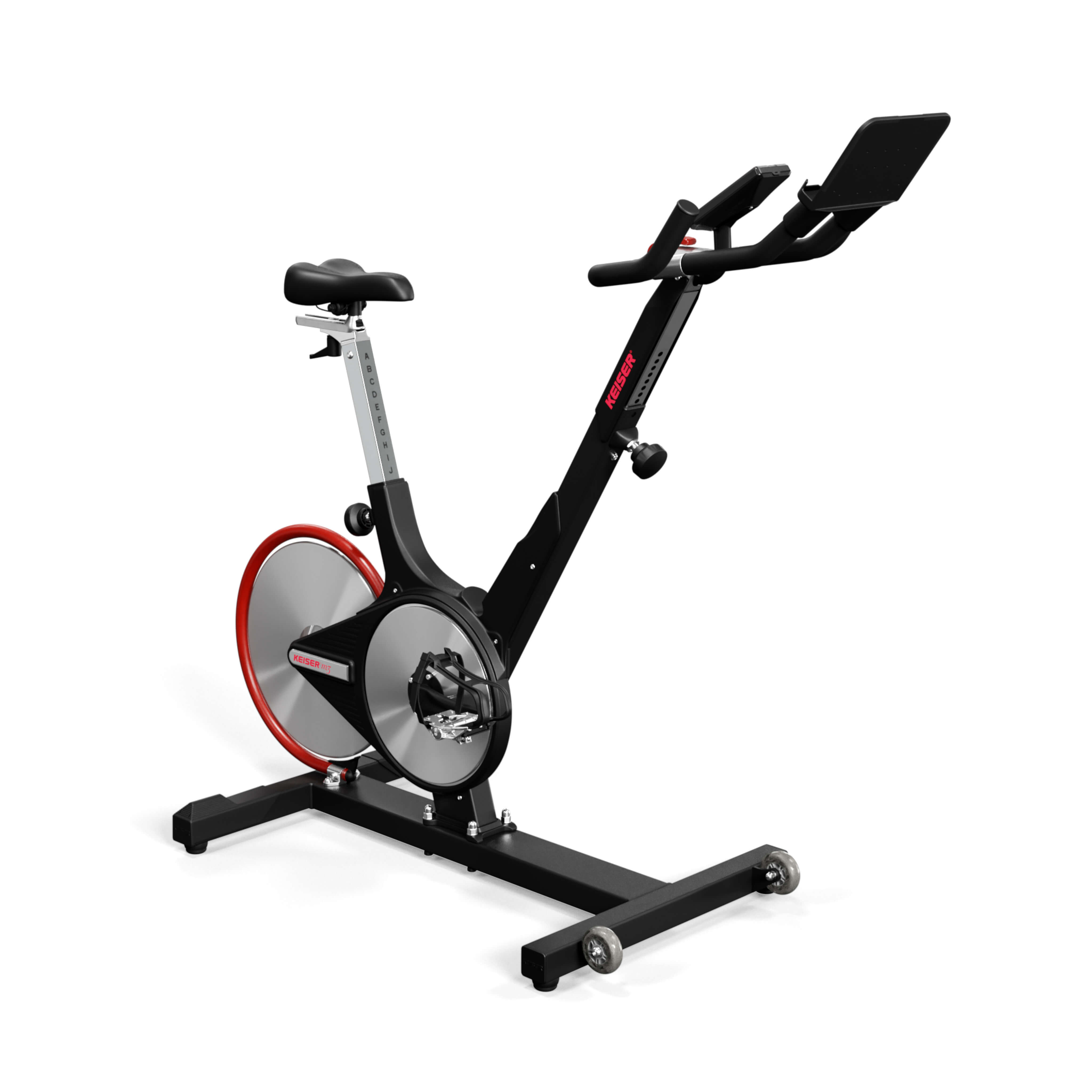 Keiser M3i product photo from the maker, a three-quarter view of the bike